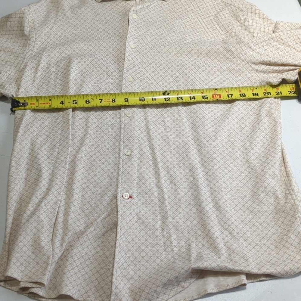 Daniel Cremieux Beige Patterned Button Down Shirt... Nice And Soft!! - Picture 5 of 12